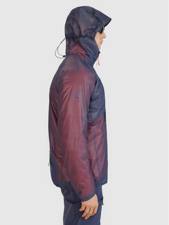 4F 4F Kurtka wielofunkcyjna FREEMAKE Szary ciemny Regular Fit
