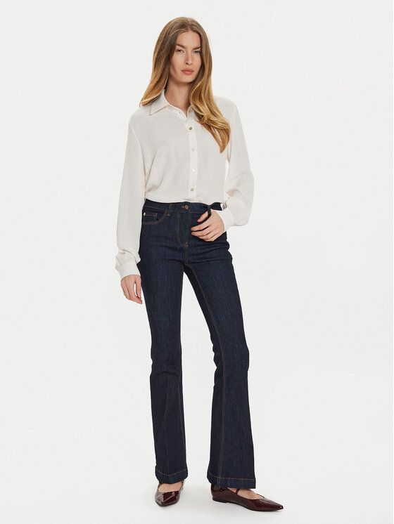 Motivi Motivi Košile 5064Q100682N Écru Regular Fit