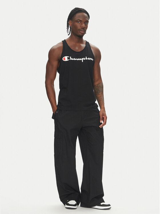 Champion Champion Tank top marškinėliai 220780 Juoda Standard Fit