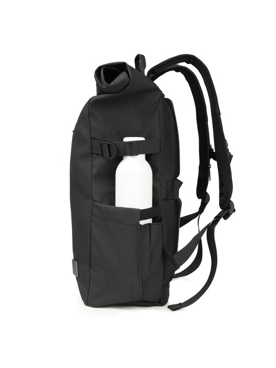 James Hawk James Hawk Plecak Praktyczny plecak typu Rolltop na laptopa 16" Czarny