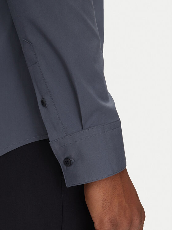Calvin Klein Calvin Klein Сорочка LV04LB145G Голубий Slim Fit
