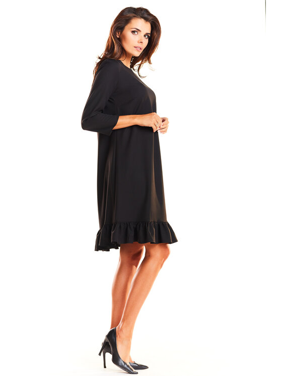 Infinite You Infinite You Sukienka codzienna M185 Czarny Basic Fit