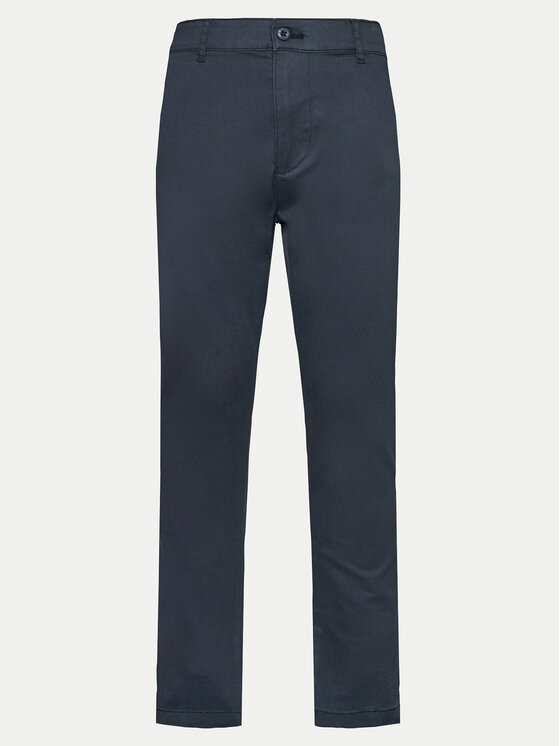 INDICODE Chino Hlače Kellen 60-336 Mornarsko Modra Slim Fit