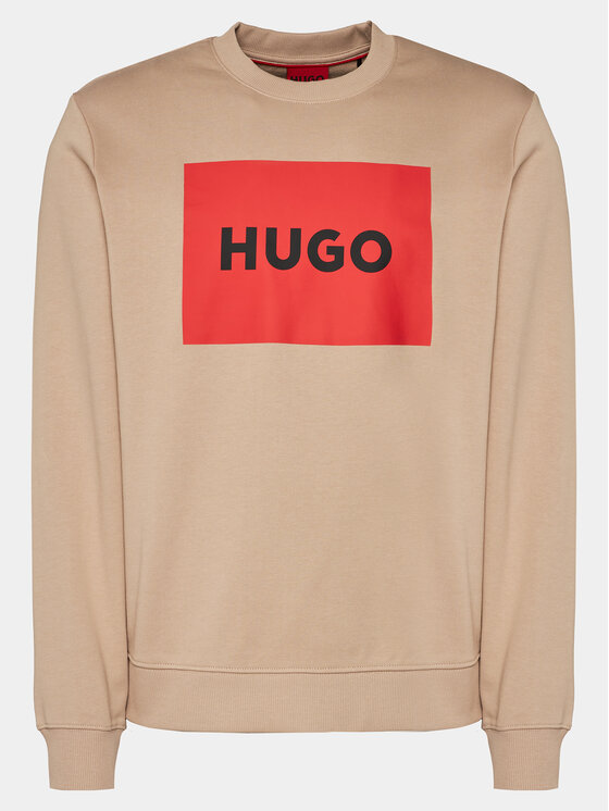 HUGO Hugo Džemperis Duragol222 50467944 Smėlio Regular Fit