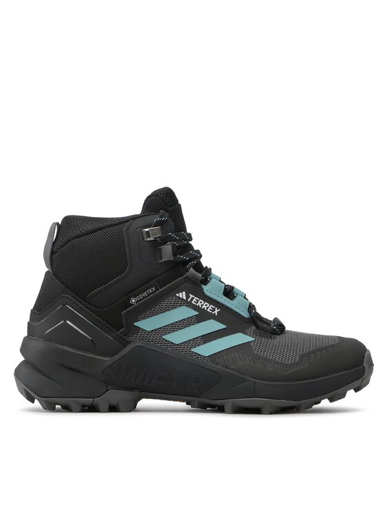 adidas adidas Παπούτσια πεζοπορίας Terrex Swift R3 Mid Gtx W GORE-TEX HP8712 Μαύρο