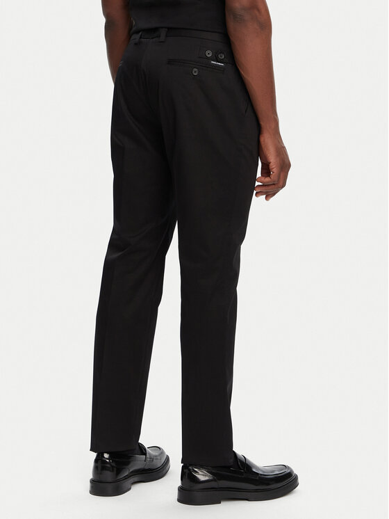 Dolce&Gabbana Dolce&Gabbana Pantaloni din material GY6IET GI434 N0000 Negru Regular Fit