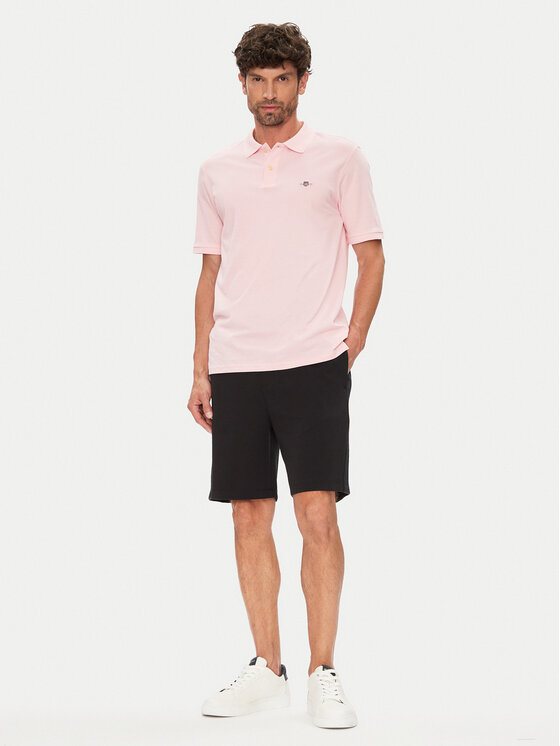 Gant Gant Szorty sportowe 2825122T Czarny Regular Fit