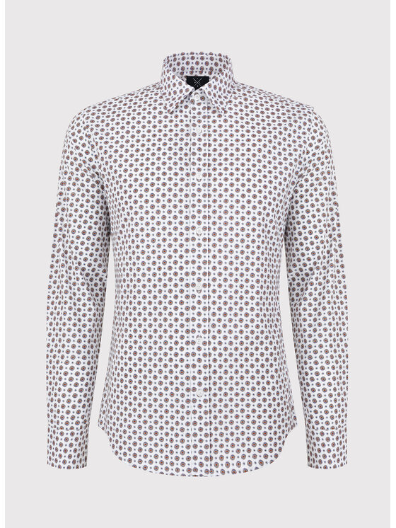 Pako Lorente Pako Lorente Koszula P23WF-1X-017 Biały Slim Fit
