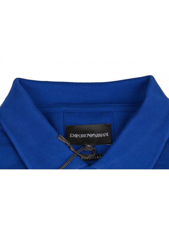 Emporio Armani Emporio Armani Polokošeľa 8N1FQ2 1JTKZ Modrá Regular Fit