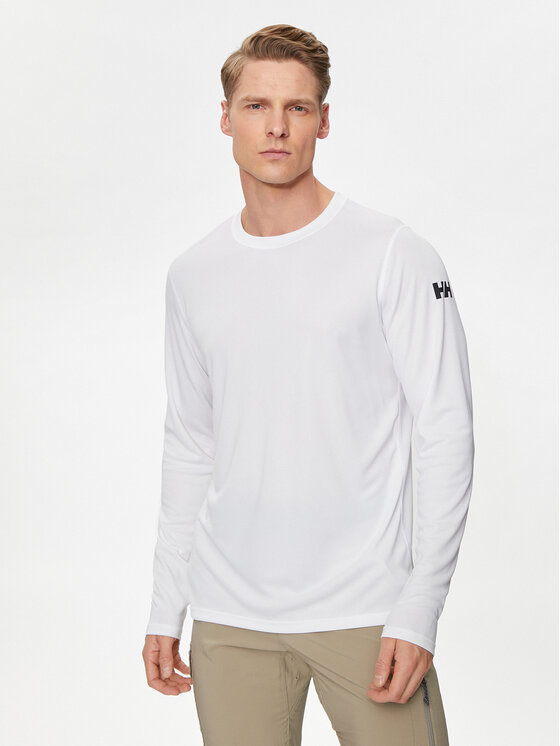 Camiseta Técnica Helly Hansen HH Tech Crew LS 2.0 Para Hombre - Manga Larga, Tejido Transpirable De Secado Rápido