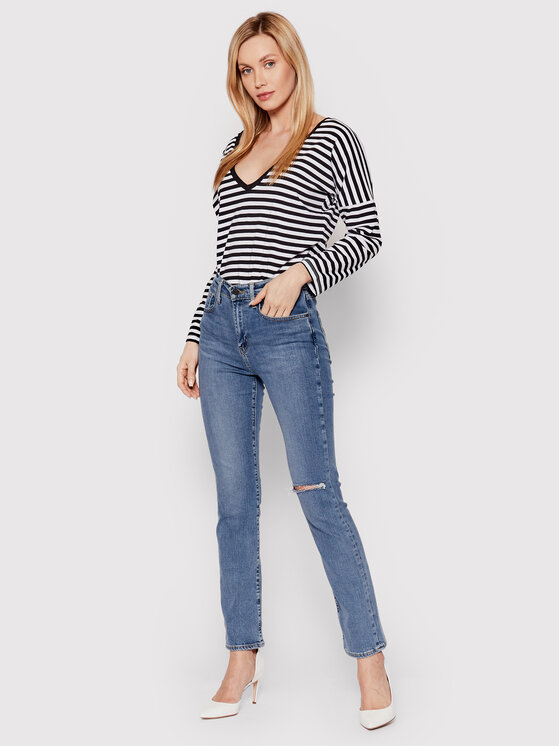 Blusa Submarine Stripes DK-003 Nero Regular Fit