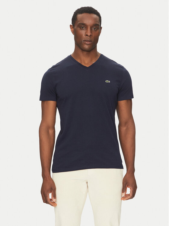 Lacoste Lacoste Tricou TH6710 Bleumarin Regular Fit
