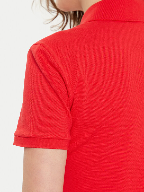Lacoste Lacoste Polo majica PF5462 Rdeča Slim Fit