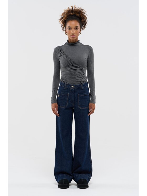 BENU BENU Jeansy AW25 Modrá Regular Fit