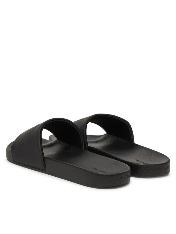Calvin Klein Calvin Klein Plätud Pool Slide W/ Ck Square HM0HM01754 Must