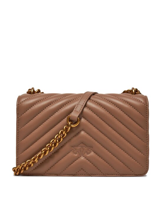 PINKO Pinko Ročna torba Love One Mini Dc AI 23-24 PLTT 100074 A0GK Rjava