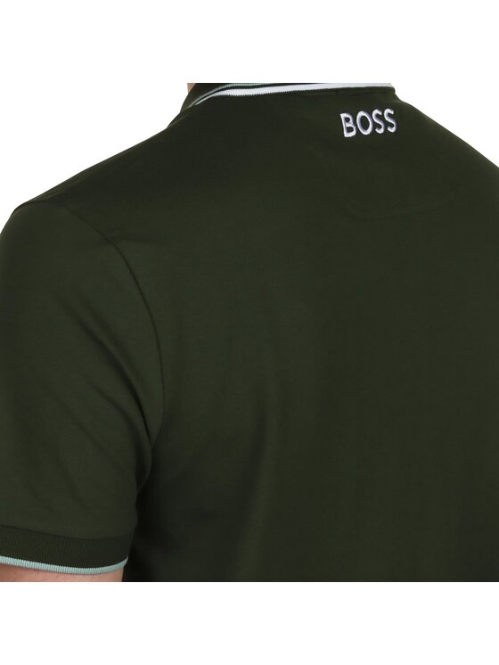 BOSS BOSS Polo 50469102-355 Zielony Regular Fit