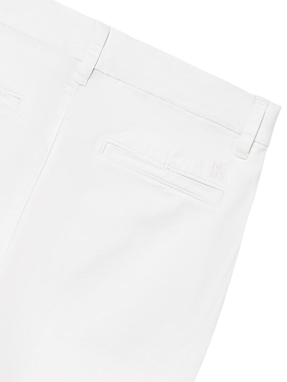 Mayoral Mayoral Chino nohavice 530 Écru Slim Fit