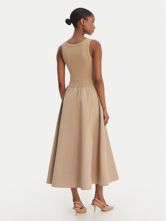 Weekend Max Mara Weekend Max Mara Set bluză și rochie Destino 2615631021 Bej Relaxed Fit