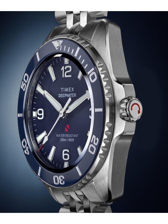 Timex Timex Hodinky TW2Y64600 Strieborná