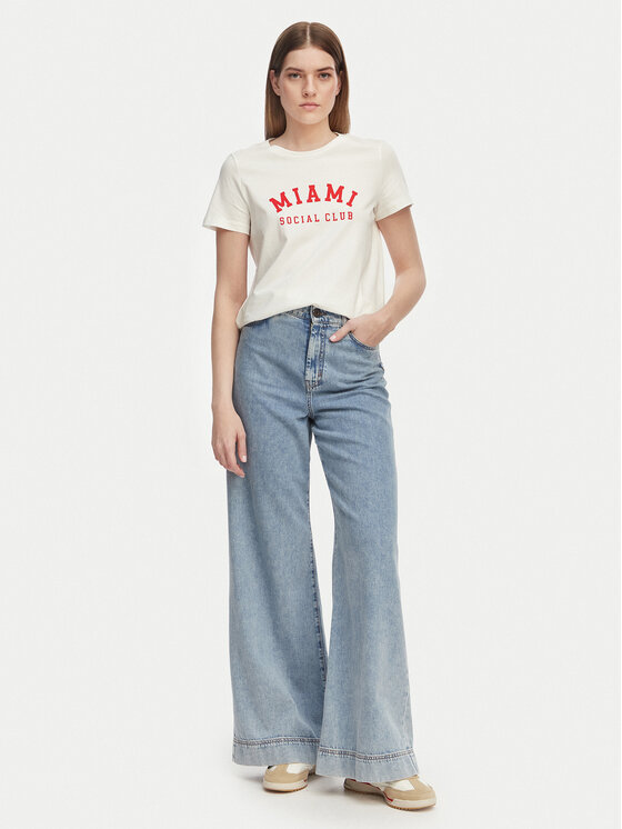 Vero Moda Vero Moda T-Shirt Jida 10340948 Weiß Regular Fit