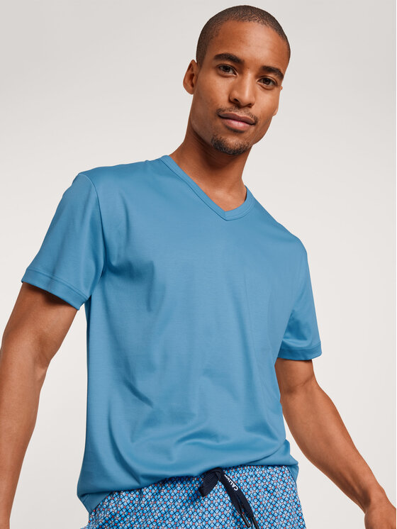 Calida Calida Tričko 14689 Modrá Regular Fit