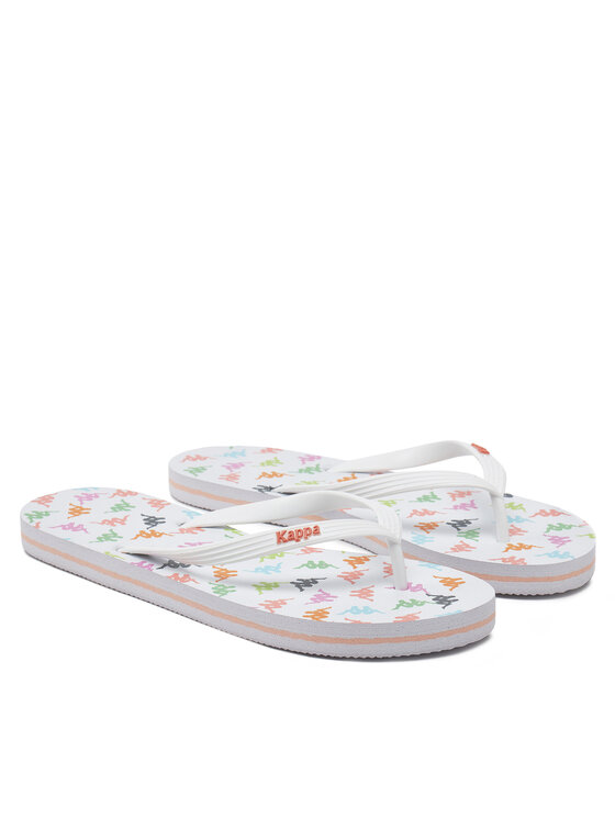 Kappa Kappa Flip flop 351C22W White - Pink Coral - Pink Fuchsia Colorat