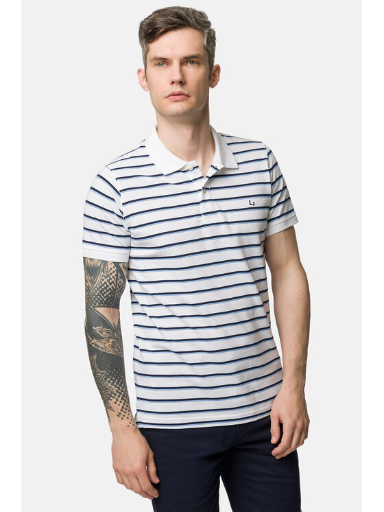 Lancerto Lancerto Polo Logan PO073123000022 Kolorowy Regular Fit