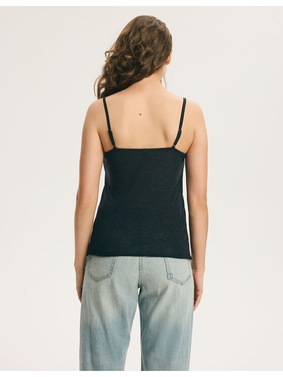 Esotiq Esotiq Bluzka 46064 Szary Regular Fit