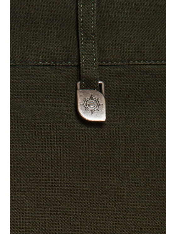 Lancerto Lancerto Szorty materiałowe Mauritius Zielony Regular Fit