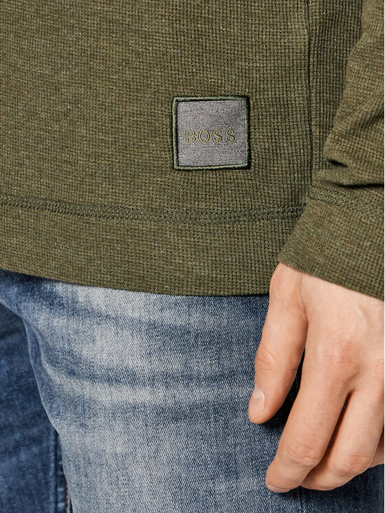 Longsleeve Tempest 1 50462773 Verde Slim Fit