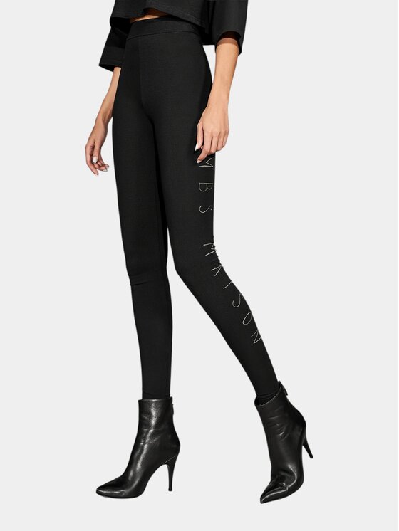 MADE BY SOCIETY MADE BY SOCIETY Spodnie materiałowe Absolute Black Pants - P27512 Czarny Basic Fit