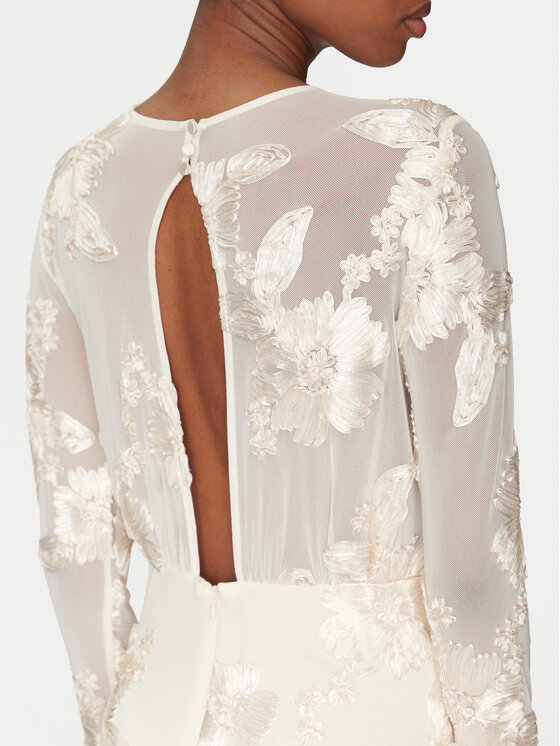 YAS YAS Rochie de seară Floree 26036358 Alb Regular Fit