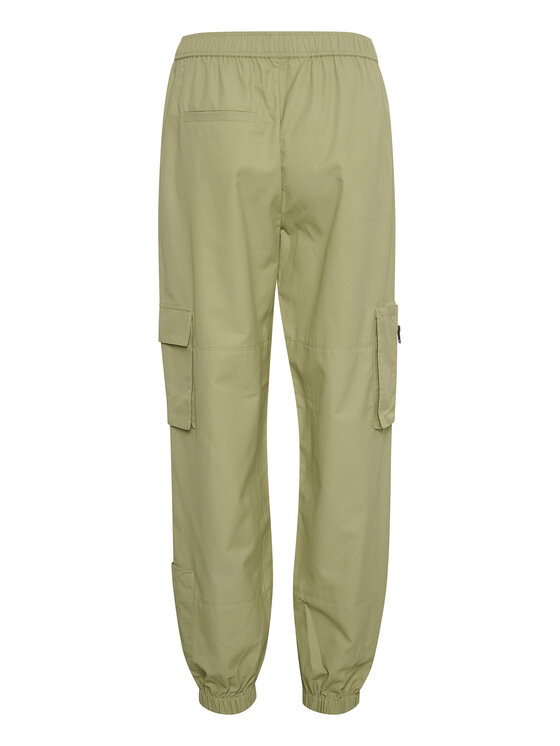 Karen by Simonsen Karen by Simonsen Pantaloni di tessuto Henley 10104316 Verde Baggy Fit