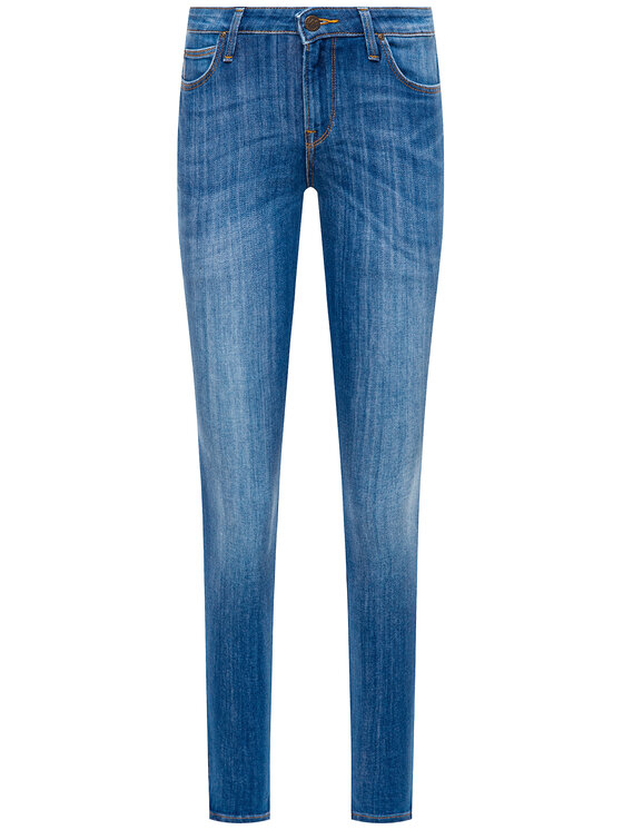 Lee Lee Jeansy Scarlett Cropped L30CPFYO 112106375 Niebieski Skinny Fit