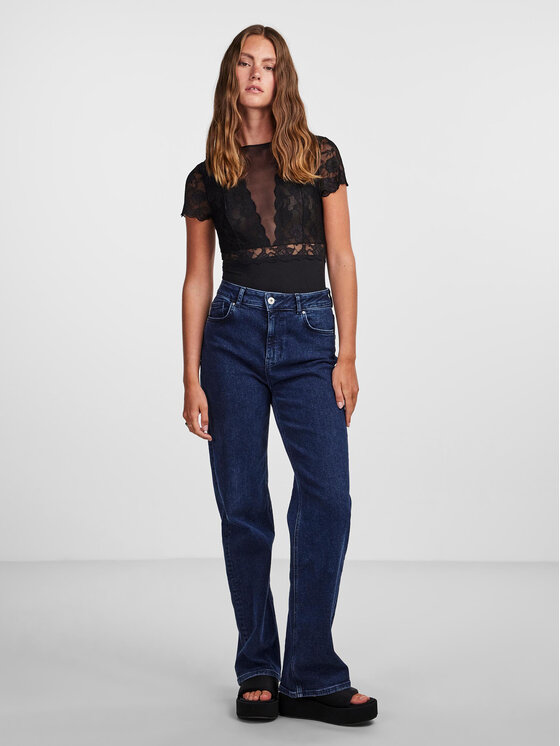Pieces Pieces κορμάκι Sicca 17095132 Μαύρο Slim Fit