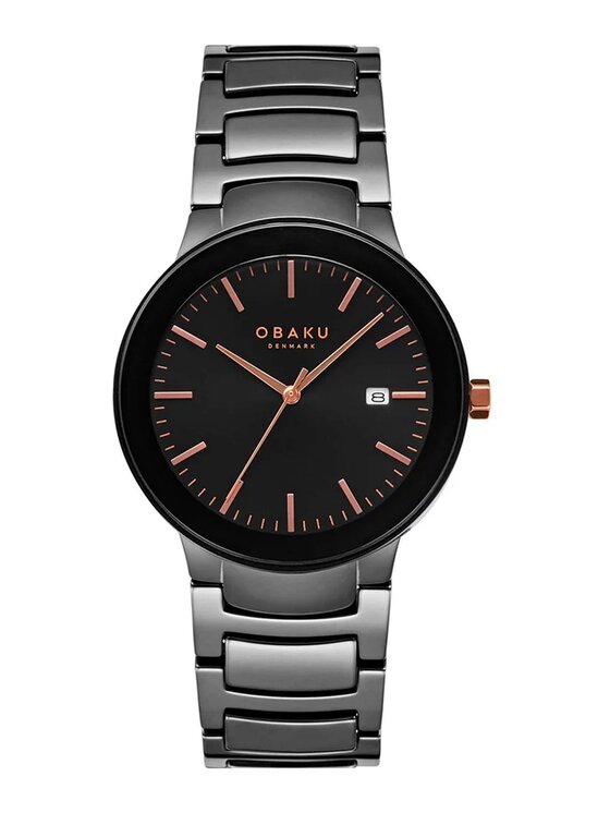 Obaku Obaku Zegarek V280LDBBCB Czarny