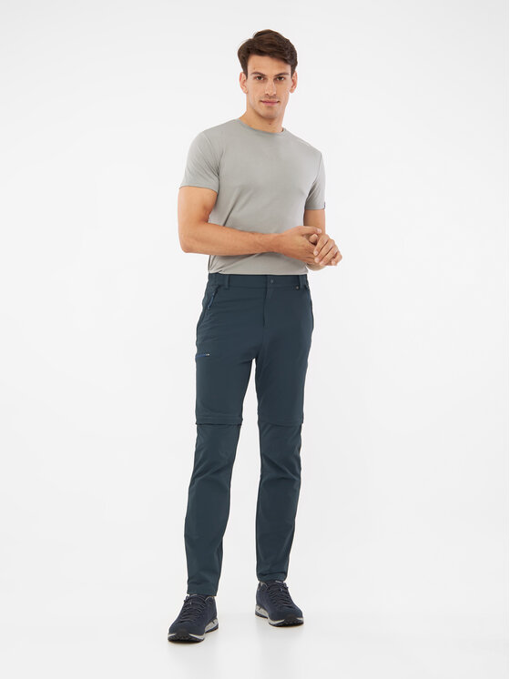 Viking Viking Spodnie materiałowe Rocklyn 2in1 Man Granatowy Regular Fit