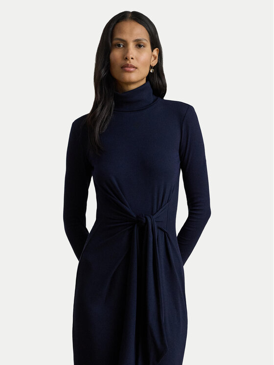 LAUREN RALPH LAUREN LAUREN RALPH LAUREN Úpletové šaty 200980028001 Tmavomodrá Slim Fit