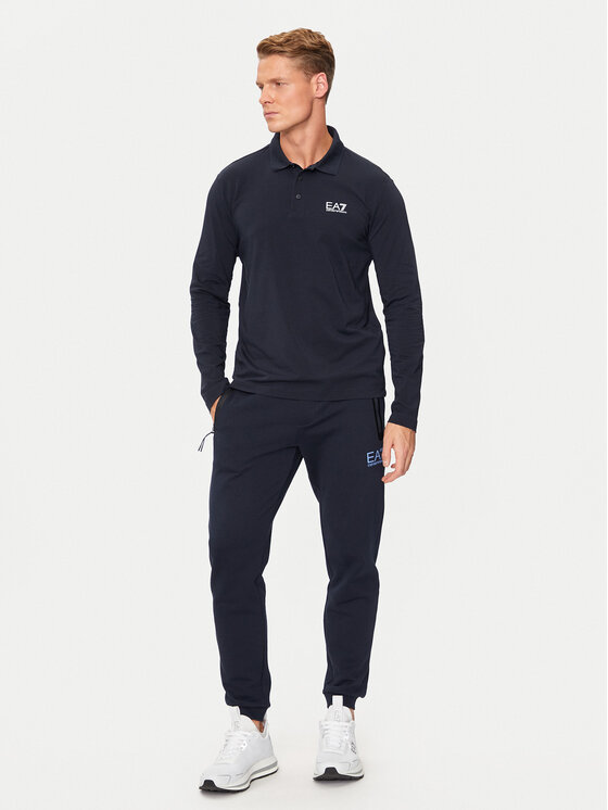 EA7 Emporio Armani EA7 Emporio Armani Pólóing 8NPF15 PJVQZ 0562 Sötétkék Regular Fit