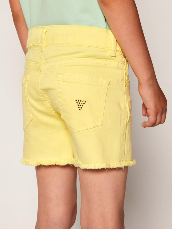 Pantaloncini di tessuto K02D06 WCTF0 Giallo