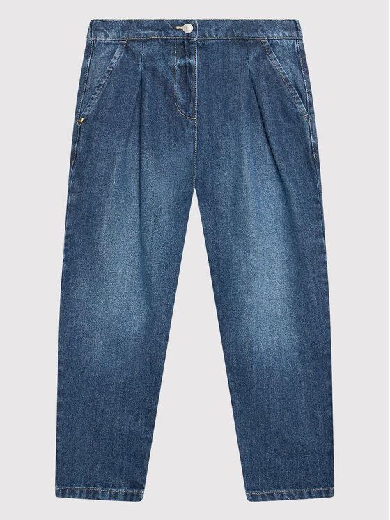 United Colors Of Benetton Džinsai 4AW755FX0 Tamsiai mėlyna Slouchy Fit •  Modivo.lt