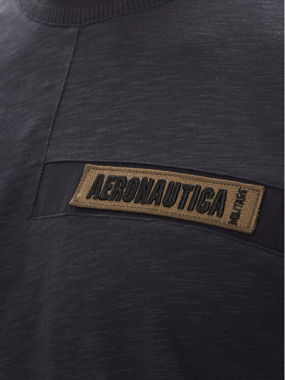 Aeronautica Militare Aeronautica Militare Marškinėliai 251TS2425J680 Tamsiai mėlyna Regular Fit