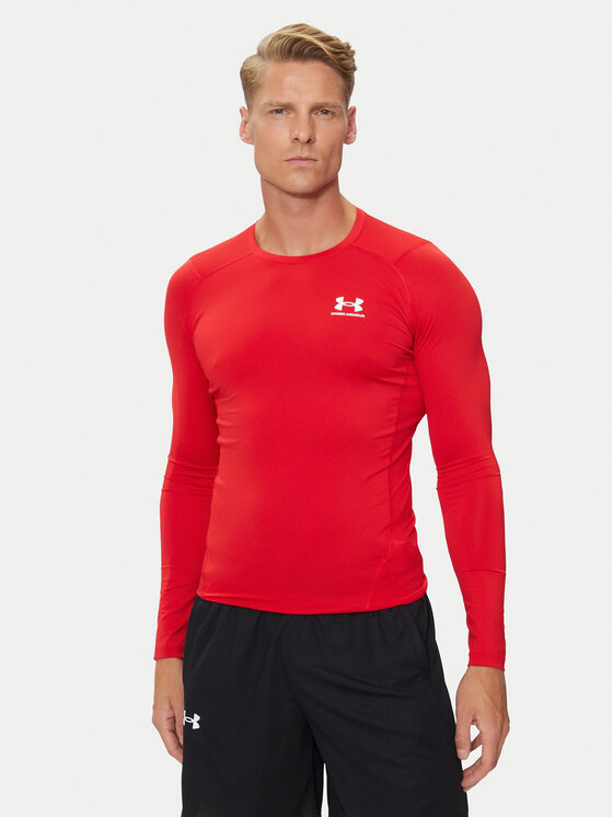 Under Armour Under Armour Športna majica Ua Hg Armour 1361524 Rdeča Slim Fit