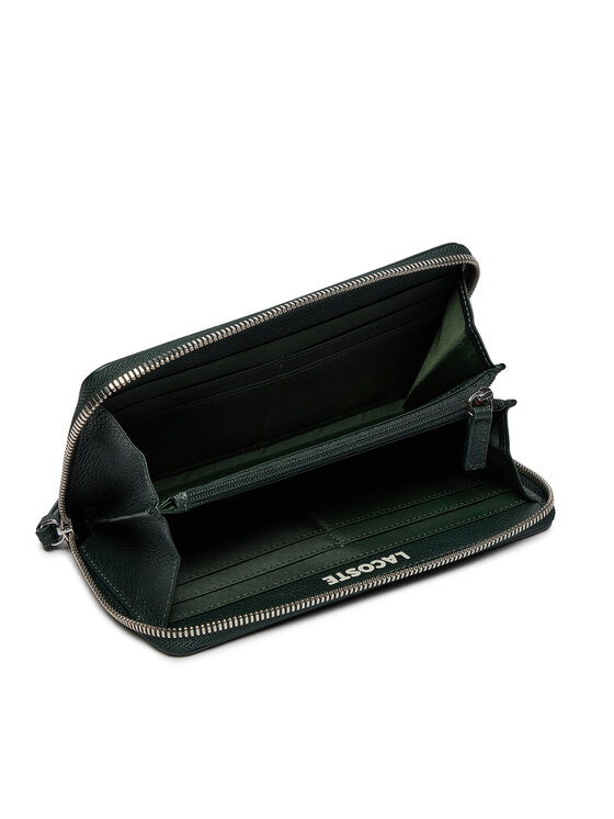 Lacoste Lacoste Πορτοφόλι Large City Court leather Billfold NF4508IE Πράσινο