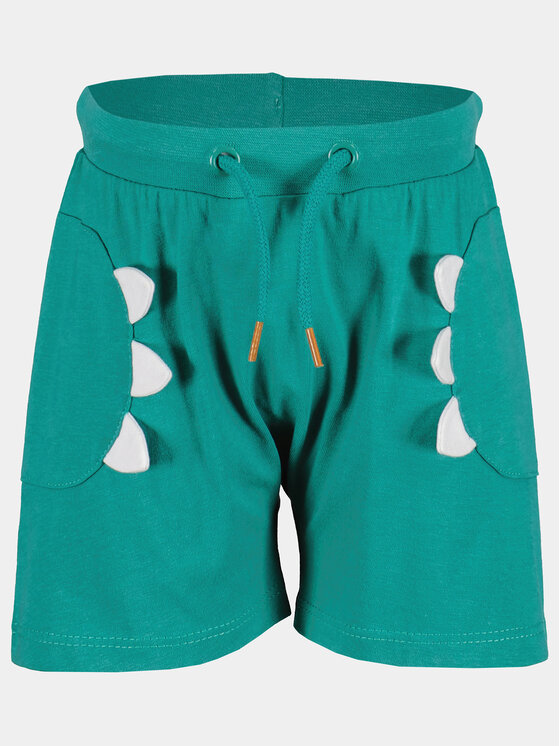 Blue Seven Blue Seven Sportovní kraťasy 938084 X Zelená Regular Fit