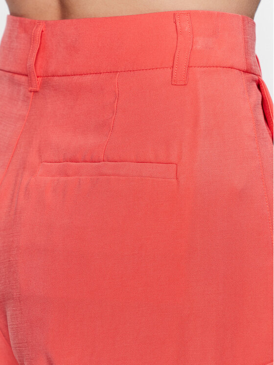 DKNY DKNY Штани з тканини P3BKTR20 Кораловий Relaxed Fit