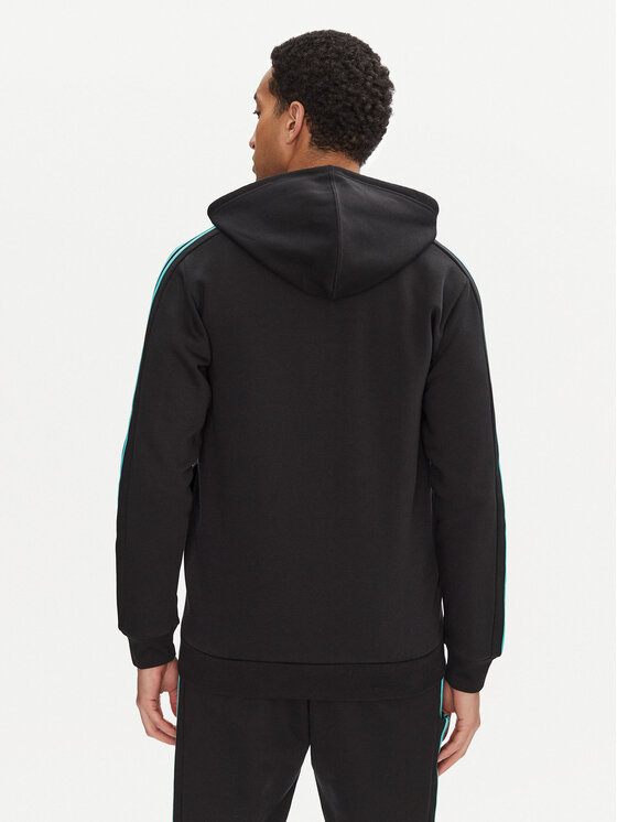 adidas adidas Majica dugih rukava Mercedes - AMG Petronas Formula One Team DNA JV5437 Crna Regular Fit