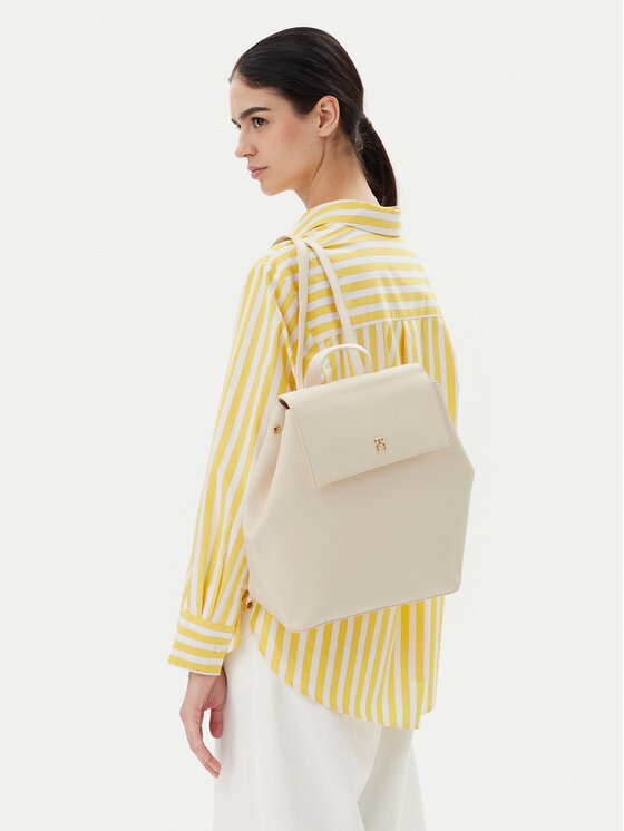 Tommy Hilfiger Tommy Hilfiger Batoh Th Legacy Backpack AW0AW17407 Béžová