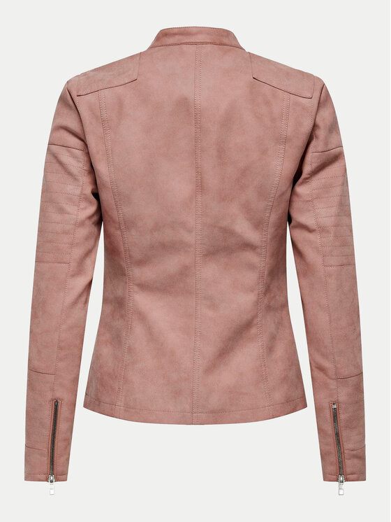 ONLY ONLY Куртка зі штучної шкіри Ava 15102997 Рожевий Regular Fit